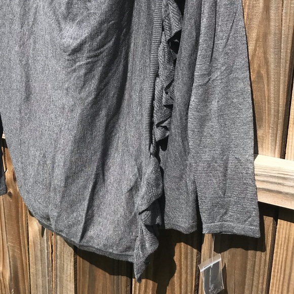 Inc Petite Ruffled Draped Sweater ✨🎉Host Pick🎉✨ - Picture 5 of 5